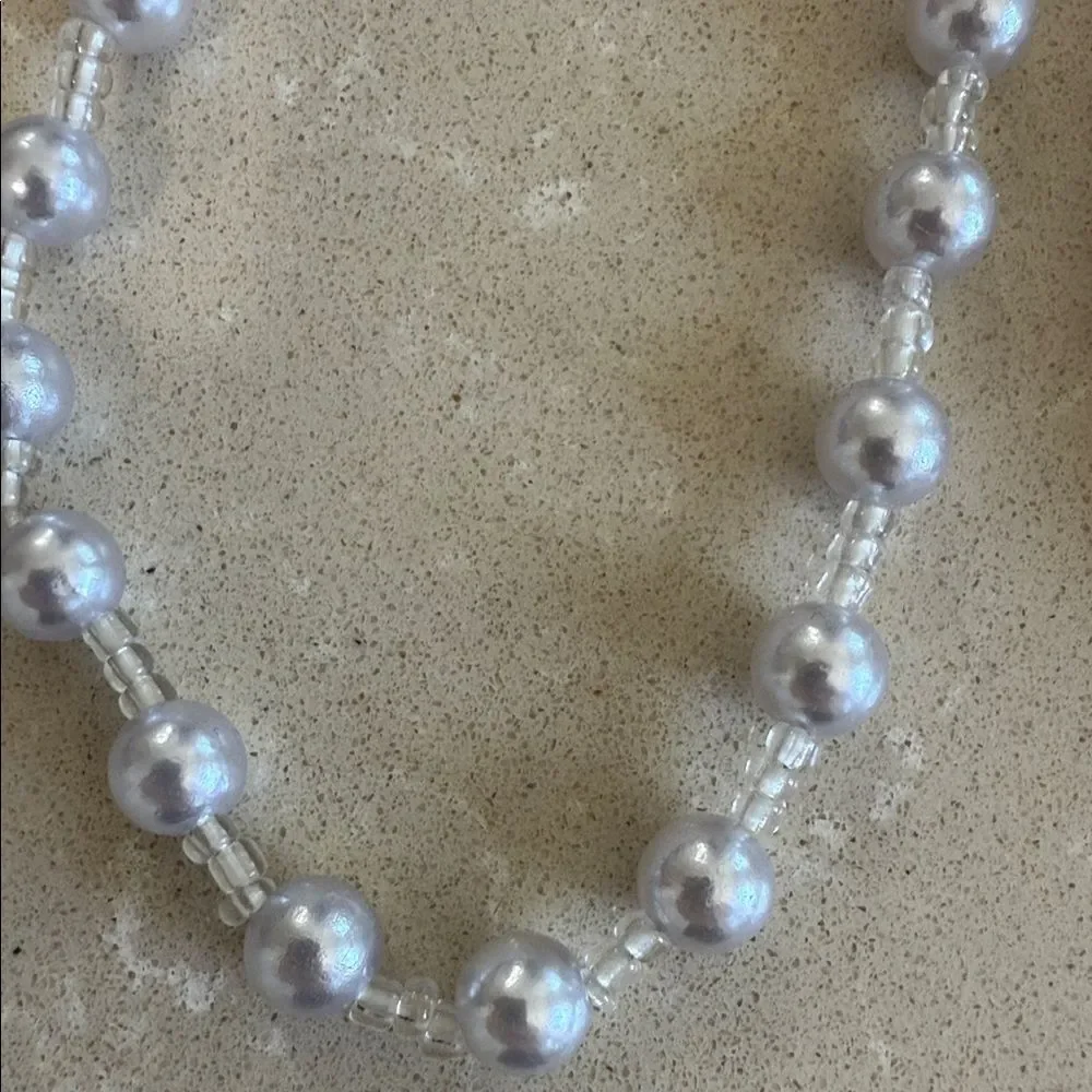 Elegant Pearl Necklace Set 2